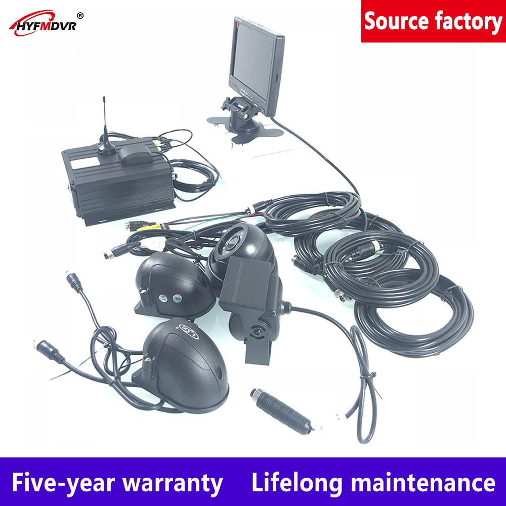 HYFMDVR 4ch Автомобильный dvr 720p hdd Мобильный sd 3g GPS удаленный мониторинг транспортного