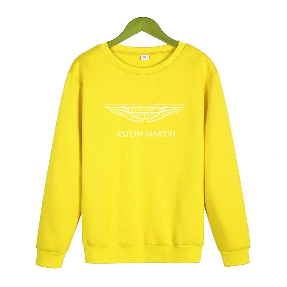 

2021 new boys beautiful image sweatshirt female clothing aston martin logo print O neck hoodie men Fashion Top