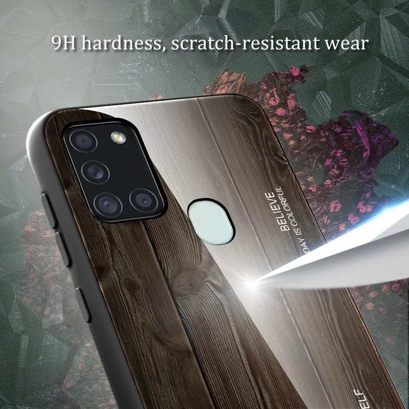 Чехол из закаленного стекла для Samsung Galaxy S20 ультра S10 S9 Plus Note 9 10 20 A91 A81 A71 A51 A21S A10S A30 A50