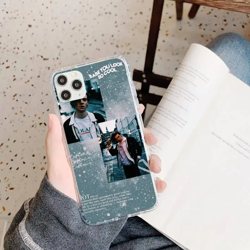 

Actors Thomas Sangster Newest The Fashion Phone Case Transparent soft For iphone 5 se 6 6s 7 8 11 12 plus mini x xs xr pro max