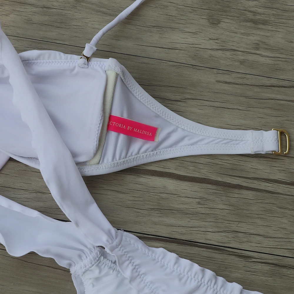 Красивые! Комплекты бикини для женщин купальники пляжная одежда белый бант