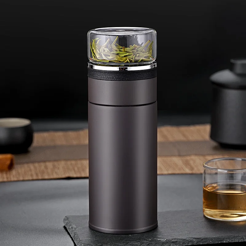 Термос с фильтром для чая GUANG YI Термокружка разделения вакуумная колба деловых