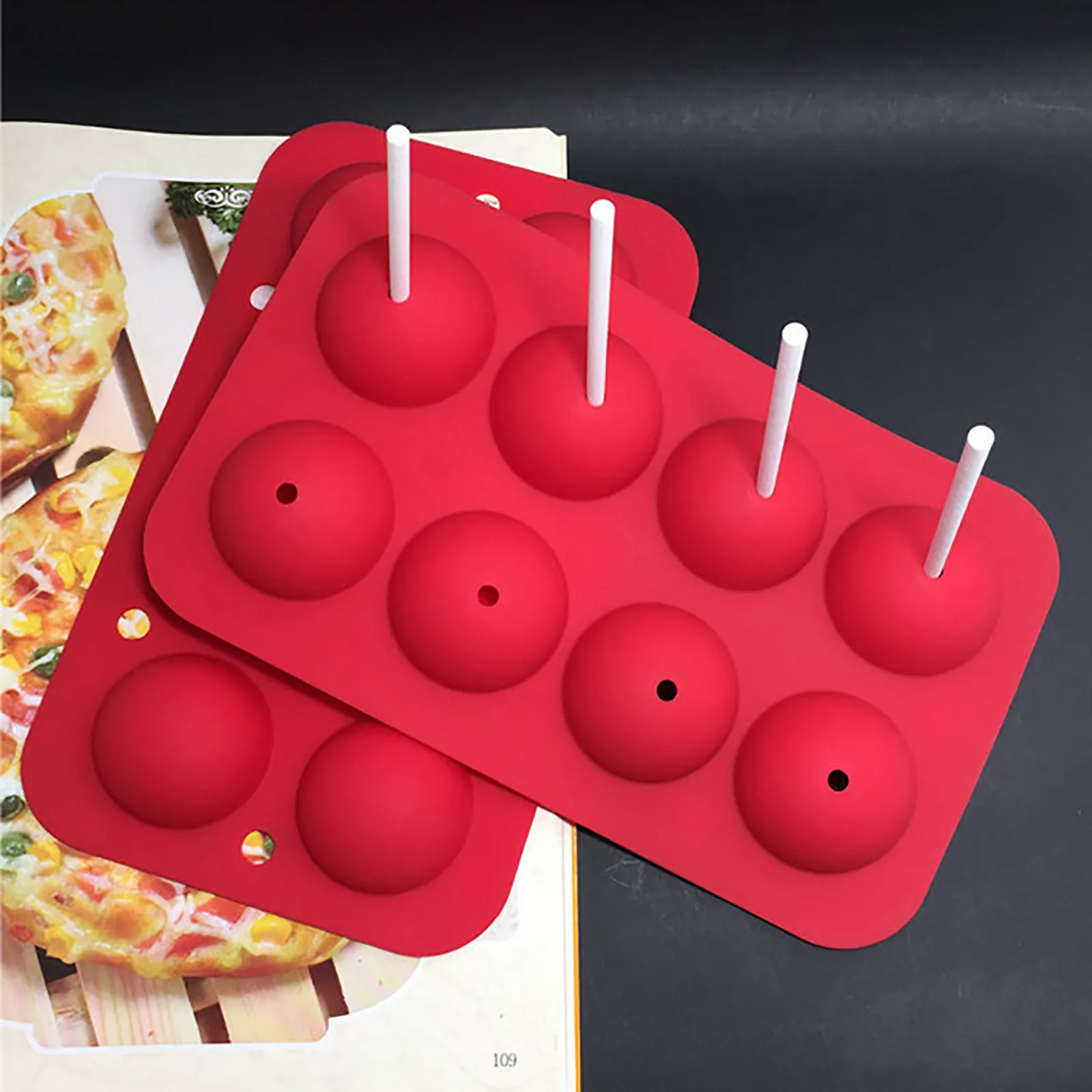 Силиконовая форма для торта полушариковая Сфера силиконовая маффинов шоколада