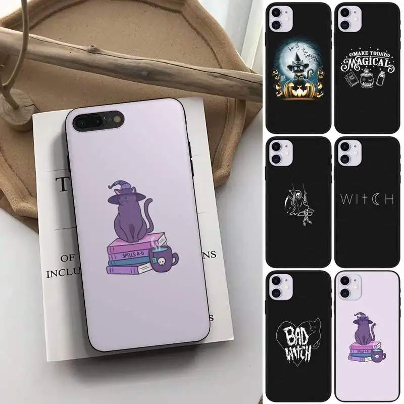 Чехол Witch Cat Magic для телефона Samsung S10 S20 Fe Lite S21 S30 ULTRA Plus 5G das Shell Cover|Бамперы| |