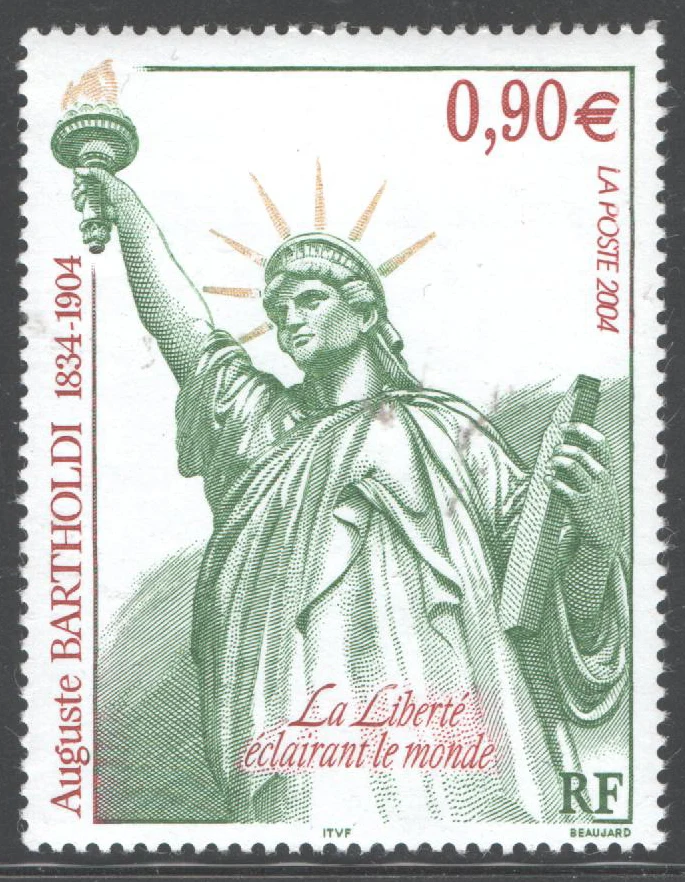 FR3190 Франция 2004 художественная серия памятник мирового достояния бартолди