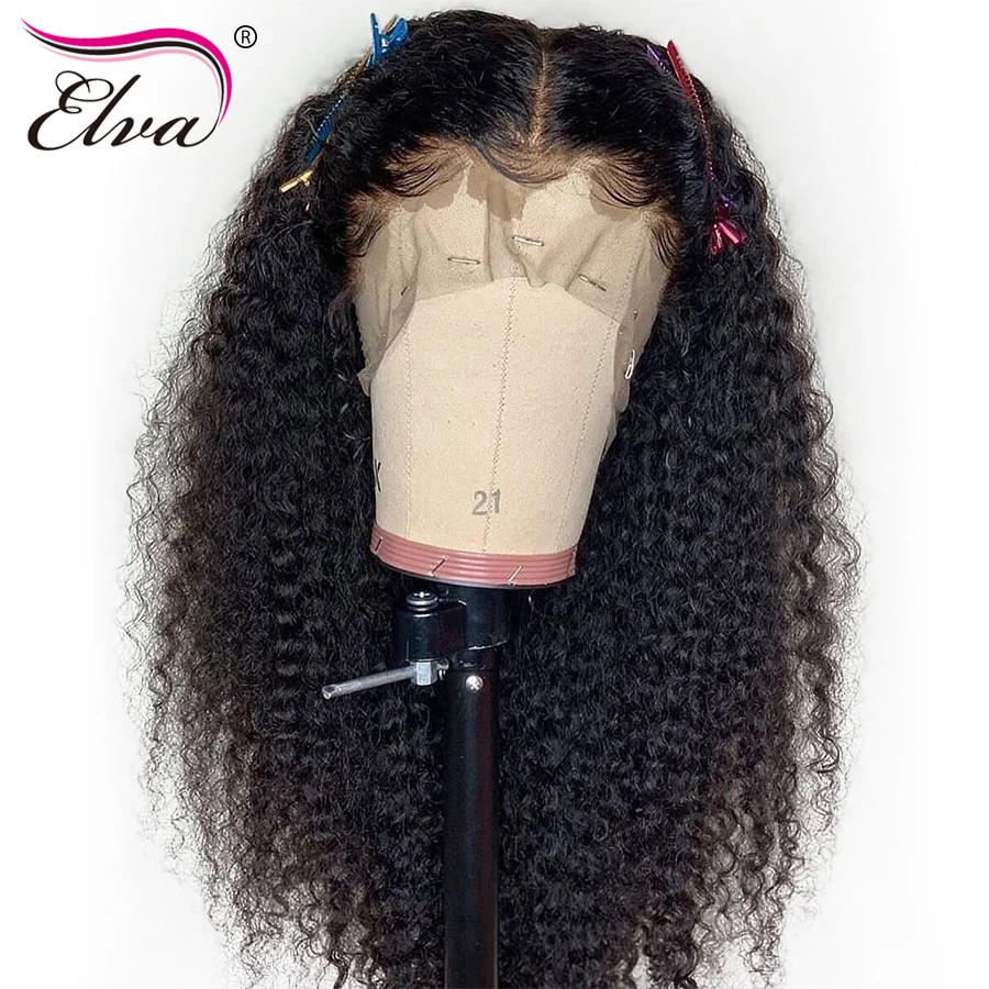 Парики из натуральных волос с глубокими вьющимися кружевами 13x6 парики для женщин