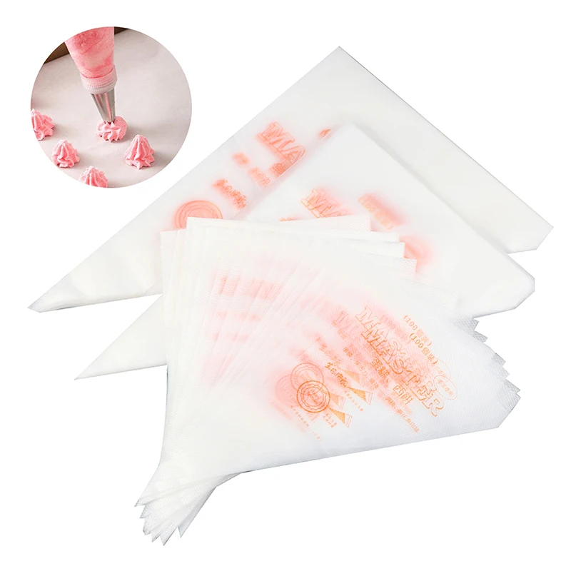 100 шт одноразовый кондитерский мешок ясная глазурь помадка торт Крем Насадки для