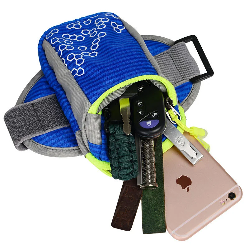 6 дюймов для занятий спортом на открытом воздухе бега сумка запястье Спортивная