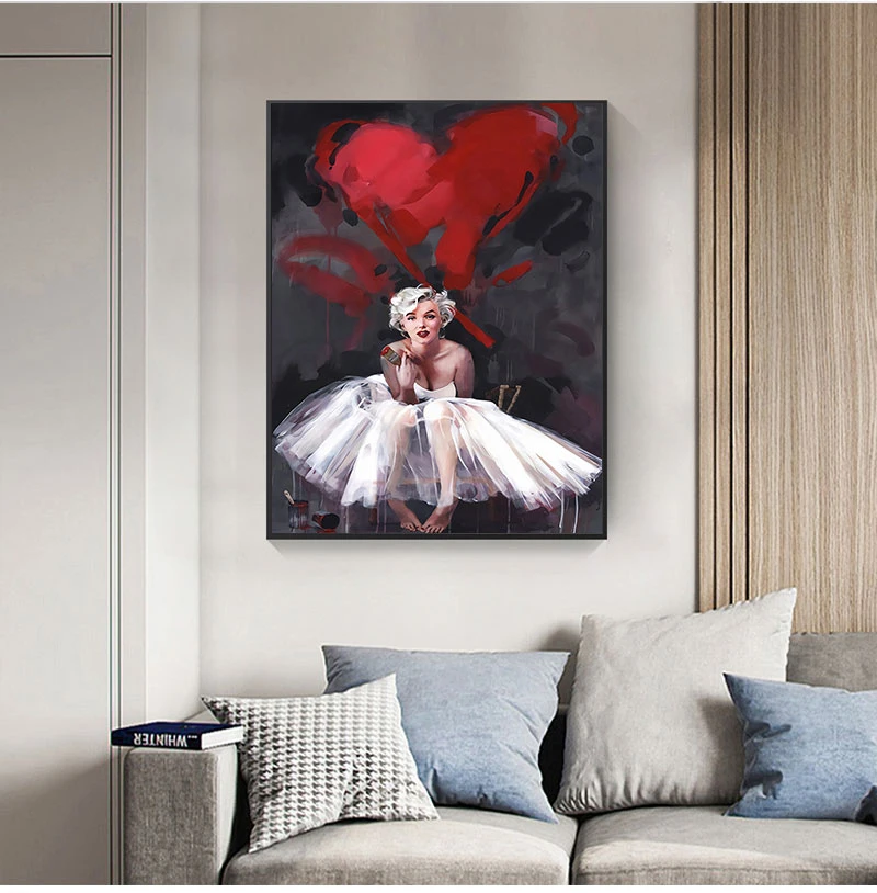 Marilyn Monroe печать цитаты Холст Плакат Настенные картины для гостиной настенное