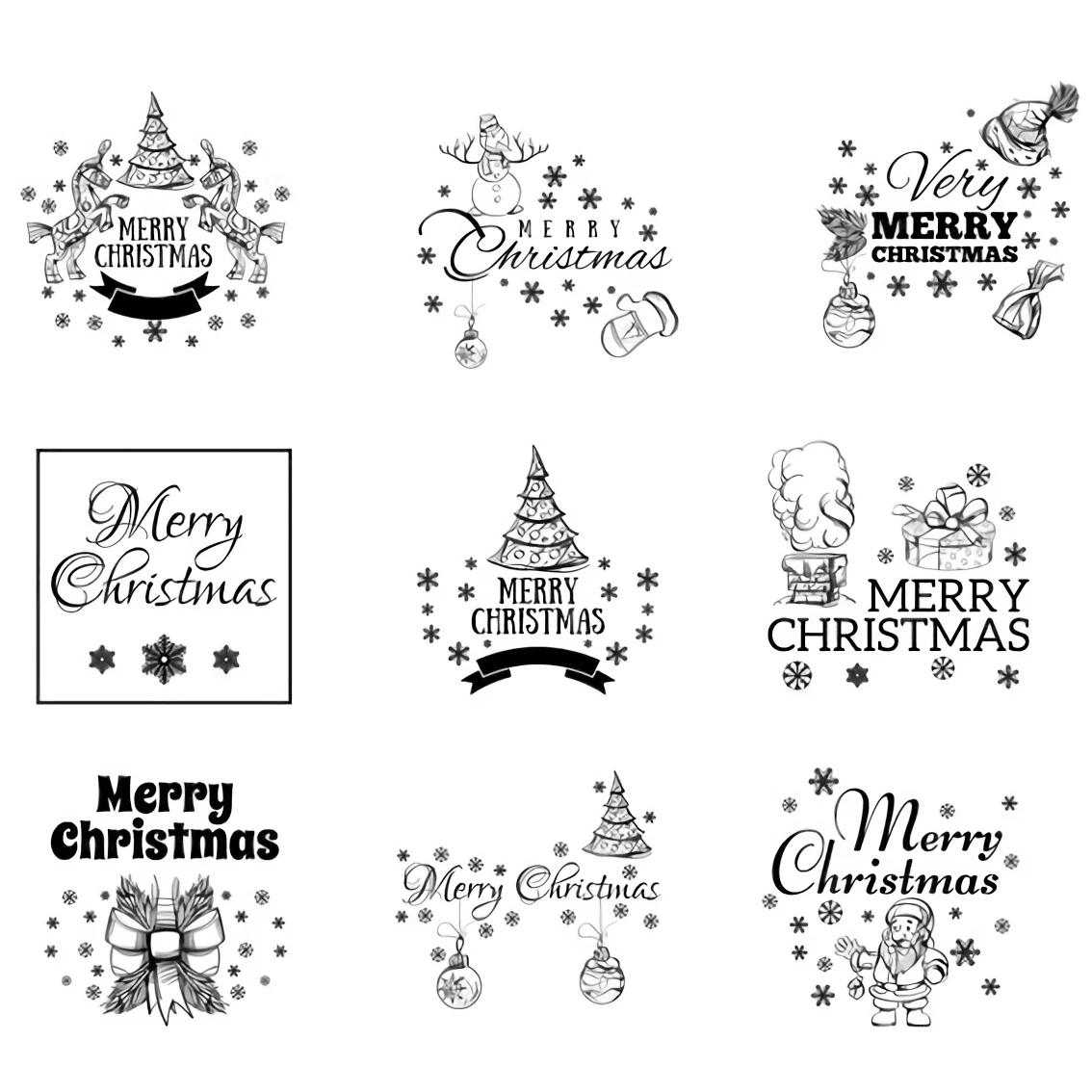 

DABOXIBO Christmas Greetings Clear Stamps Mold For DIY Scrapbooking Cards Making Decorate Crafts 2020 NEW Arrival
