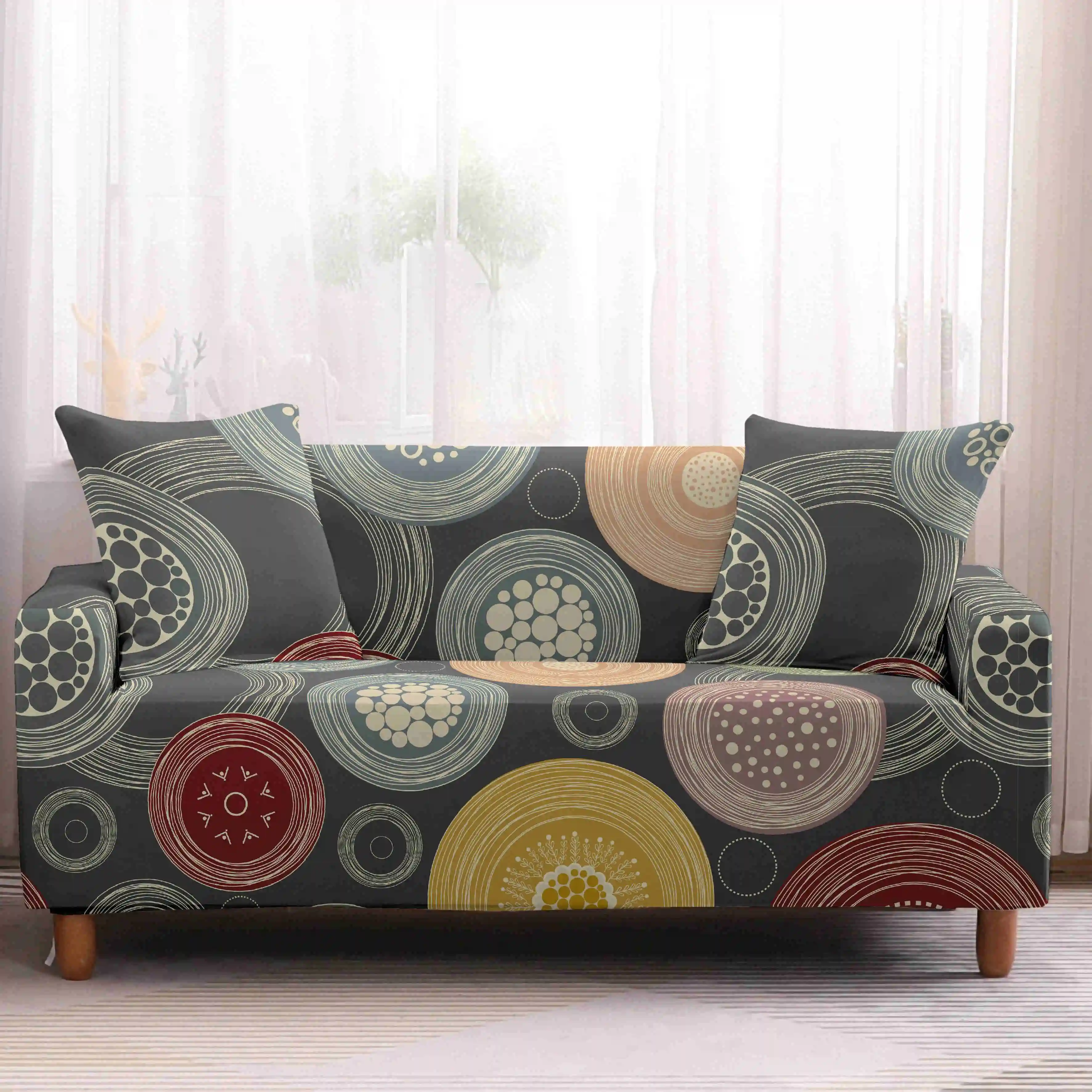 Homesky геометрический чехлы для диванов мебель кресло современный Гостиная чехол