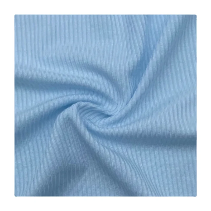 

Width 62'' Solid Color High Grade Comfortable Soft Knitted Thin Elastic Fabric By The Yard For T-Shirt Skirt Pants Material