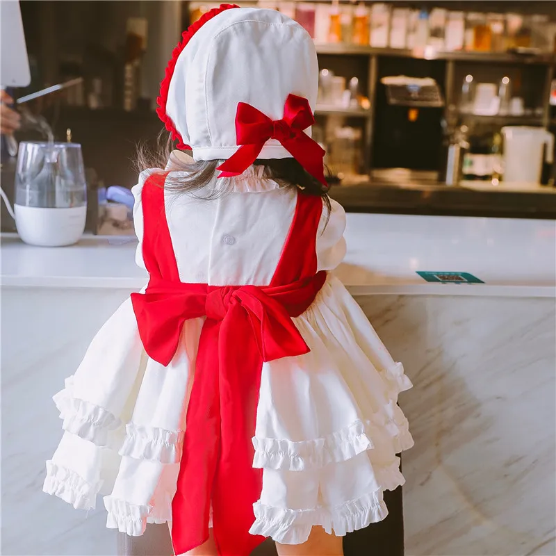 3 предмета эксклюзивное осенне-зимнее винтажное испанское платье принцессы для