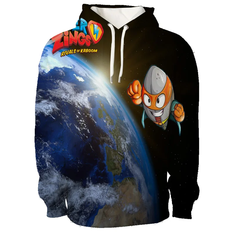 

Cute Cartoon Super Zings 3D Hoodie Boys Girls Game Superzings Clothing Kids Sweatshirt Child Spring Fall Harajuku Streetwear Boy