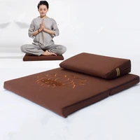 comfort zabuton 2 piece set yogameditation cushions square 607080cm japanese zafu floor cushion lotus meditation