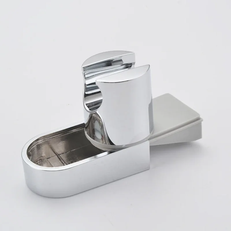 1pcs adjustable abs chrome handheld shower holder bracket rail bracket slider wall mounting for head free global shipping