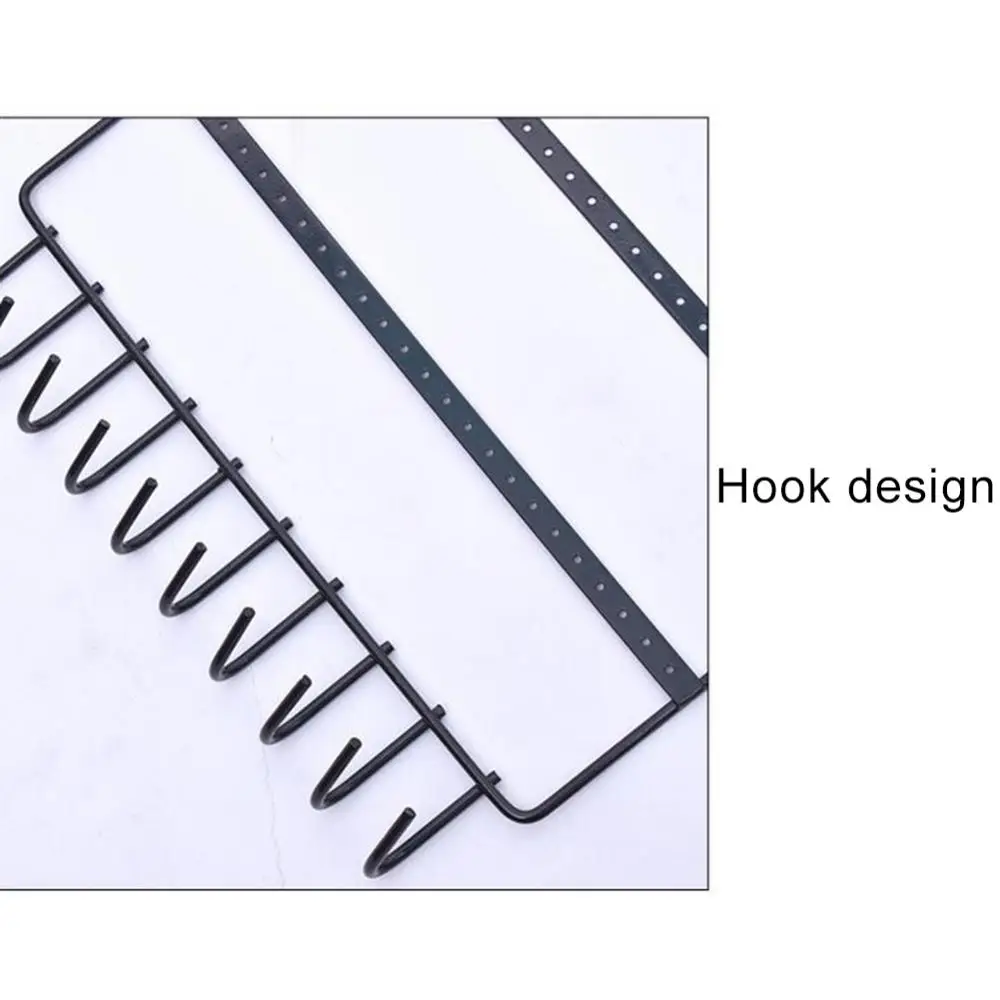 

Organizer Stand Fashion Jewelry Display Rack Wall Mounted Earrings Necklace Ring Display Shelf Jewelry Organizer Showcase