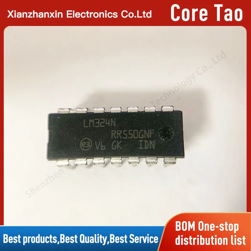 10 ~ 50 шт./партия LM324N LM324 DIP14 четырехдорожный рабочий усилитель