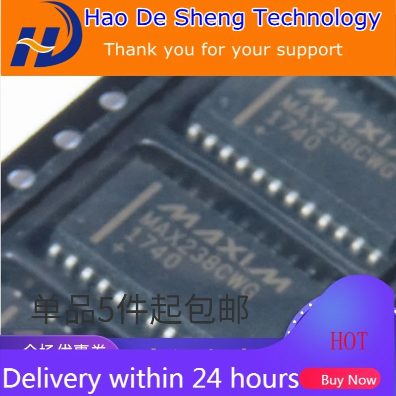10 шт./лот MAX232CWE RS-232Transceiver SOP16 7 2 мм новая Оригинальная фотография | Электронные