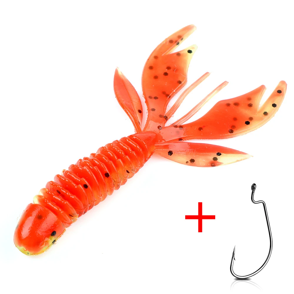 Набор силиконовых рыболовных приманок DONQL 10 шт./лот мягкие приманки и 5 шт.