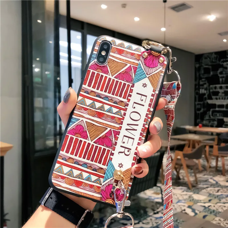Роскошный чехол подставка в стиле ретро с изображением фламинго для iPhone 12 11 ProMAX 6