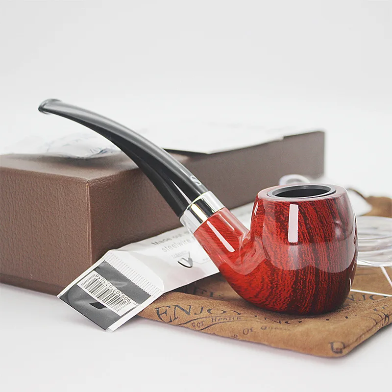 

SD flat red mahogany color bakelite pipe multi-filter cleaning pipe