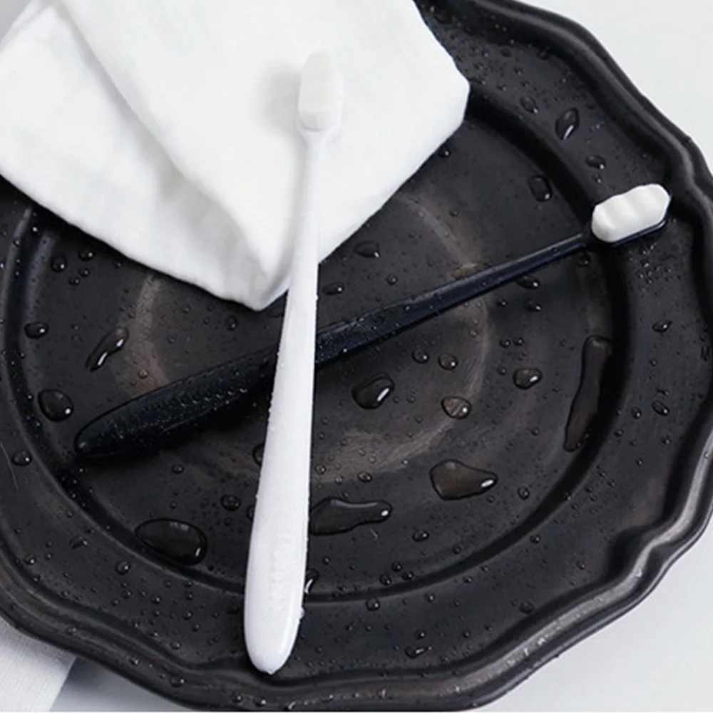 

6pcs Micro Nano Manual Toothbrushes Ultra-fine Bristles Tooth Brushes