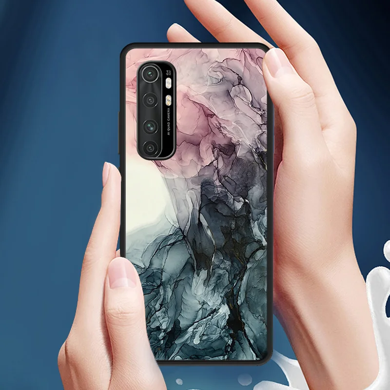 Цветной Мягкий ТПУ чехол для Xiaomi Mi 10 9 8 Lite Pro Se художественный окрашенный защитный