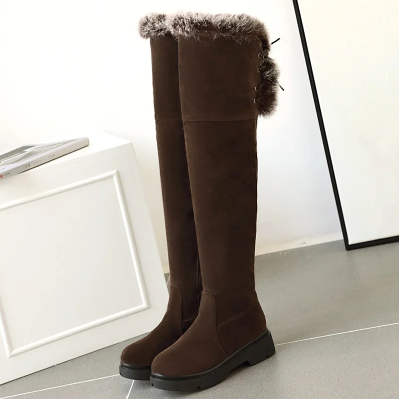 Лидер продаж 2020 зимние меховые сапоги для снежной погоды Замшевые Кожаные Сапоги