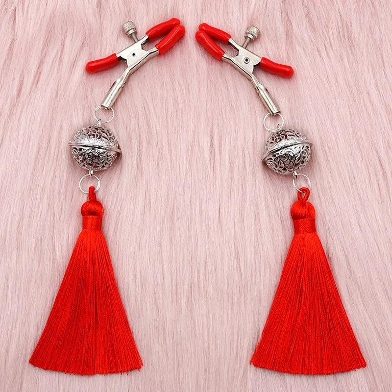 Женский эротический сексуальный регулируемый зажим для сосков грудь БДСМ