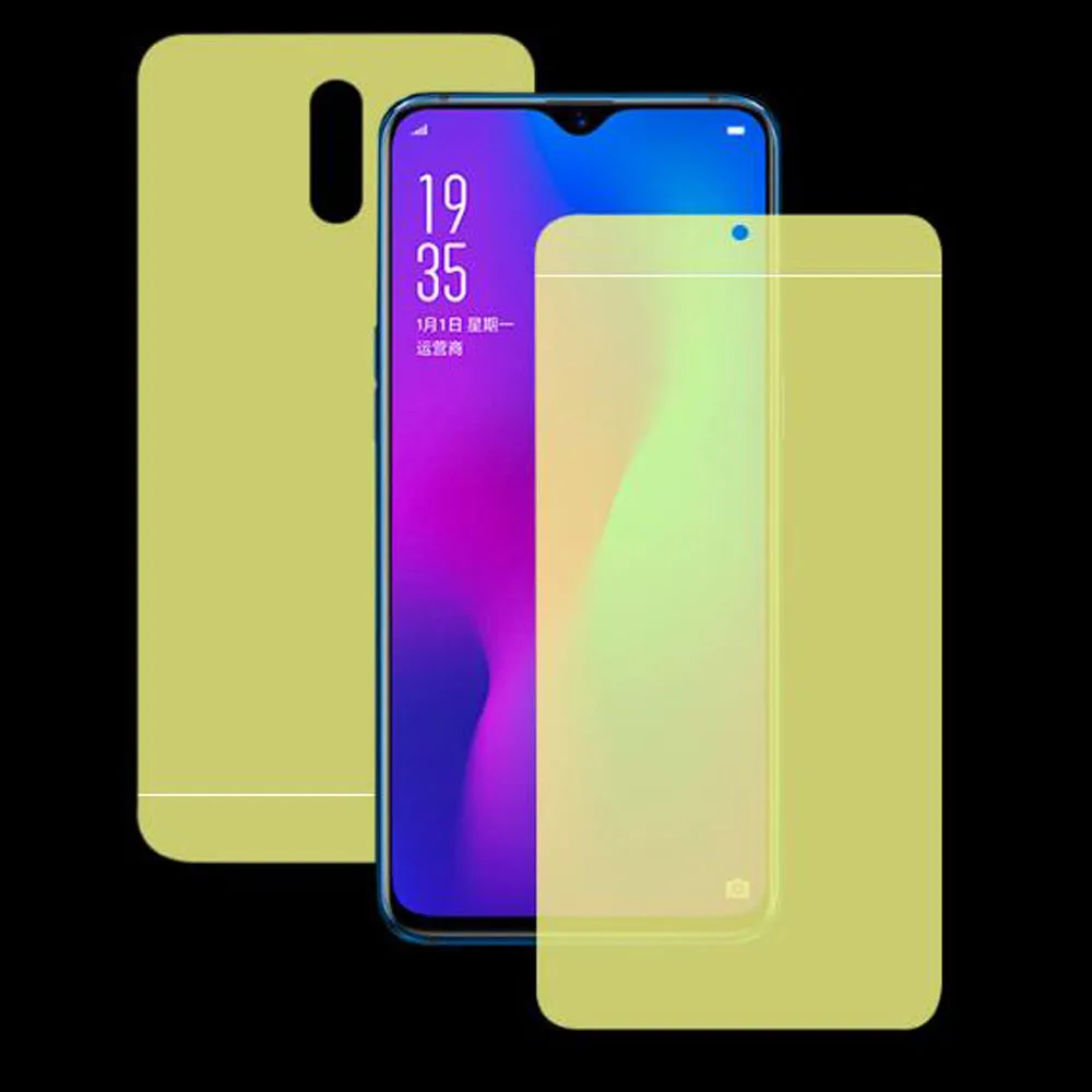 

Гидрогелевая нано-пленка для xiaomi POCOPHONE F1 mi mix 2 2S max 2 3 mi 8 SE с полным покрытием, защита для переднего и заднего экрана, самовосhealing вающаяся плен...