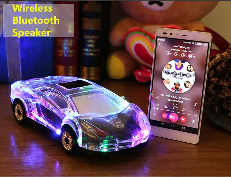 Портативные мини-динамики для автомобиля с FM-радио bluetooth | Электроника