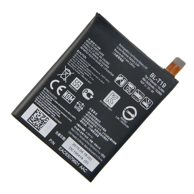 BL T19 литий ионная аккумуляторная батарея для LG Nexus 5X H791 H798 H790|Аккумуляторы