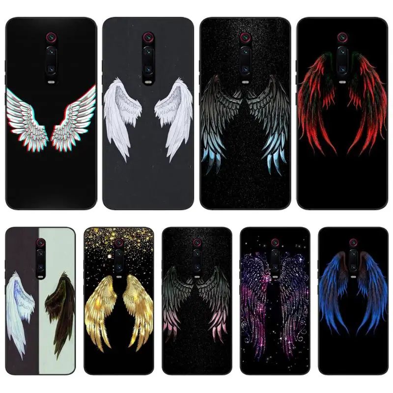 HaNismt любовь крылья ТПУ Мягкий силиконовый чехол для телефона Redmi K20 Note4 4X 5 5A 6 6PRO 7 8