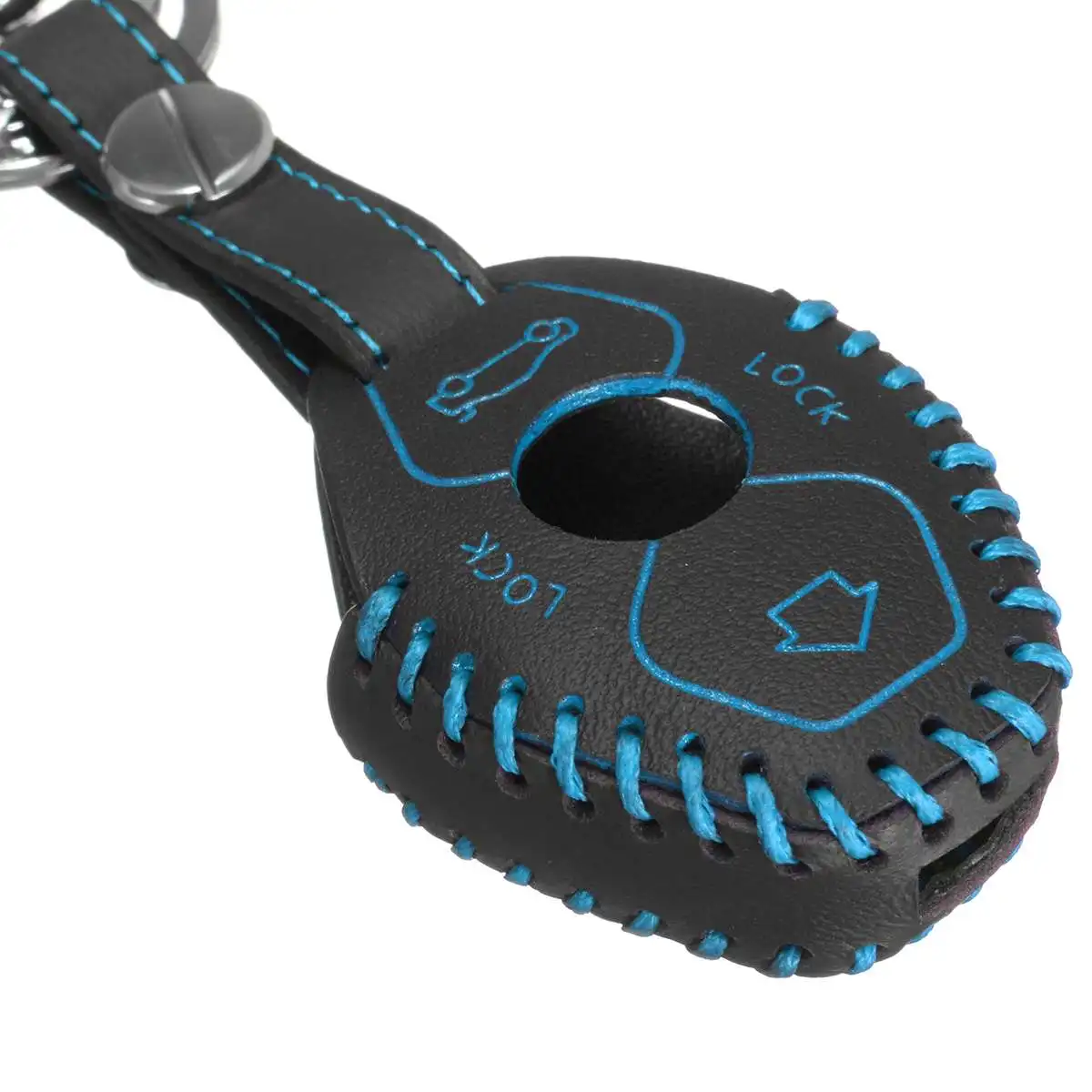 Чехол для автомобильного ключа с 4 кнопками из искусственной кожи защитный чехол