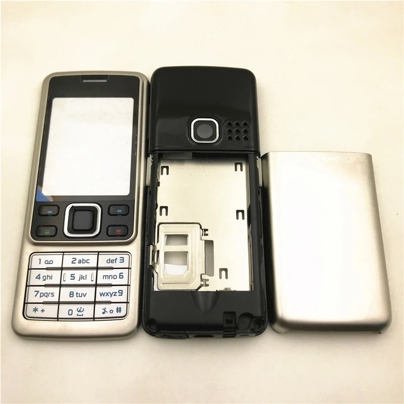 Полная Крышка корпуса 6300 для Nokia мобильный телефон задняя крышка батарейного