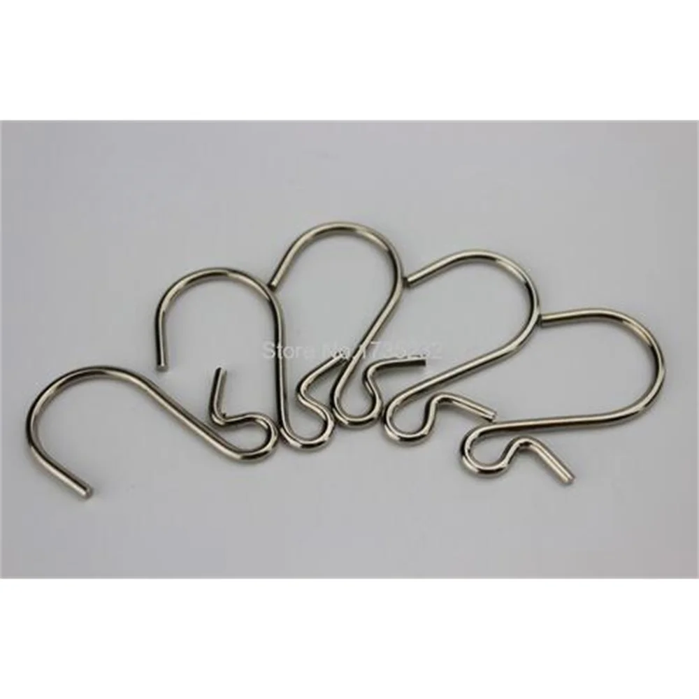 

20 Pcs Metal Silvery S Hook For Supermarket Retail Display Clip Hanger Hook