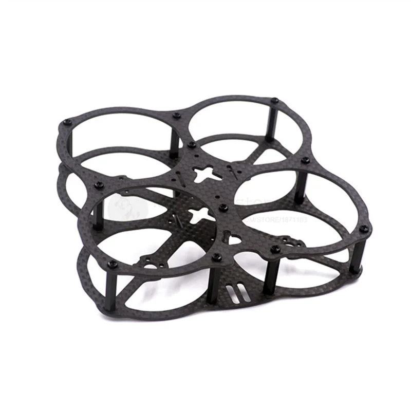 DIY X2 UFO 78 мм FPV indoor cross racing micro Бесщеточный Квадрокоптер мини Дрон из чистого