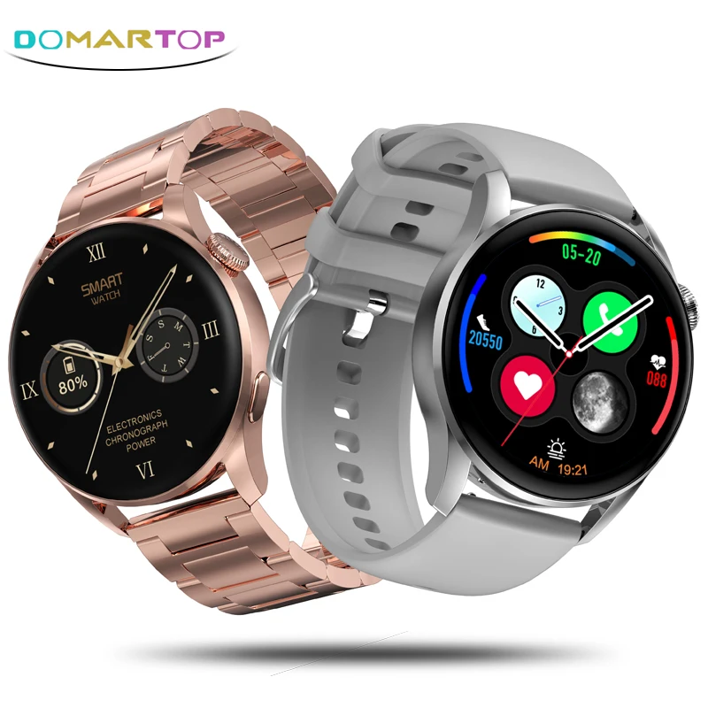 Смарт часы HD 390*390 для мужчин 1 36 дюйма Full Touch спортивные монитор сердечного ритма