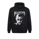 Мужской пуловер с капюшоном, черный металлический пуловер, пазл, хеллоуин, мужская толстовка с капюшоном, распродажа, хлопковая Дизайнерская куртка