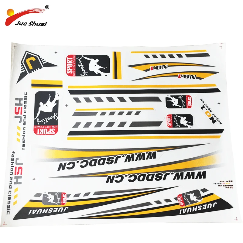 Наклейка на велосипед JS 44*36 см ПВХ водонепроницаемая рамка ярлыки наклейка
