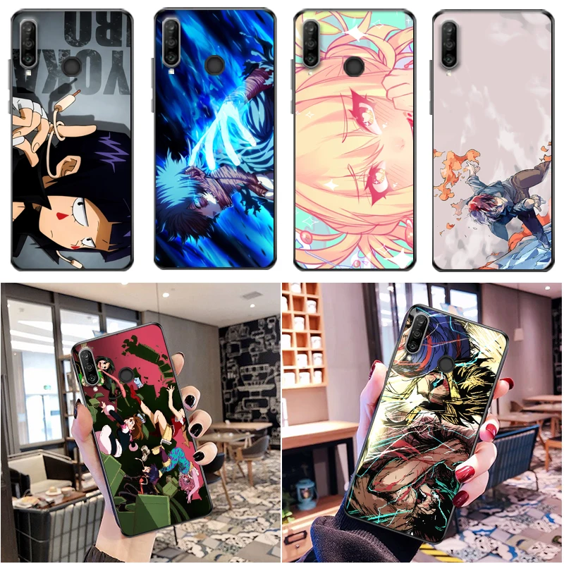 

My Hero Academia Tomura Boku Todoroki Shouto Bakugou Katsuki Dabi Shigaraki Phone Case For Huawei P30 Lite Pro Back Cover