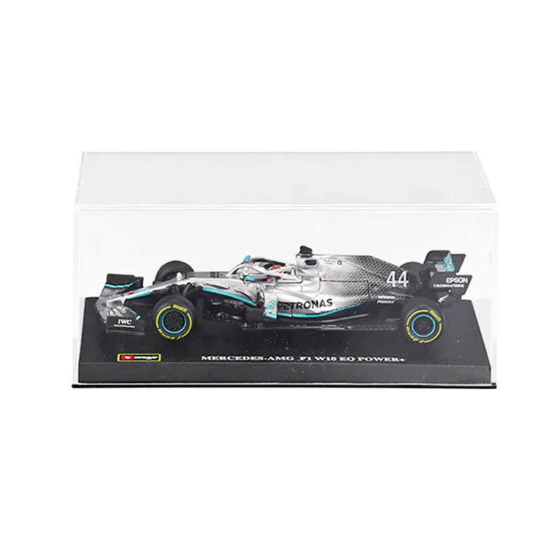 

Bburago 1:43 Hardcover Edition 2020 Mercedes W10 NO.44 F1 racing model simulation car model alloy car toy male collection gift