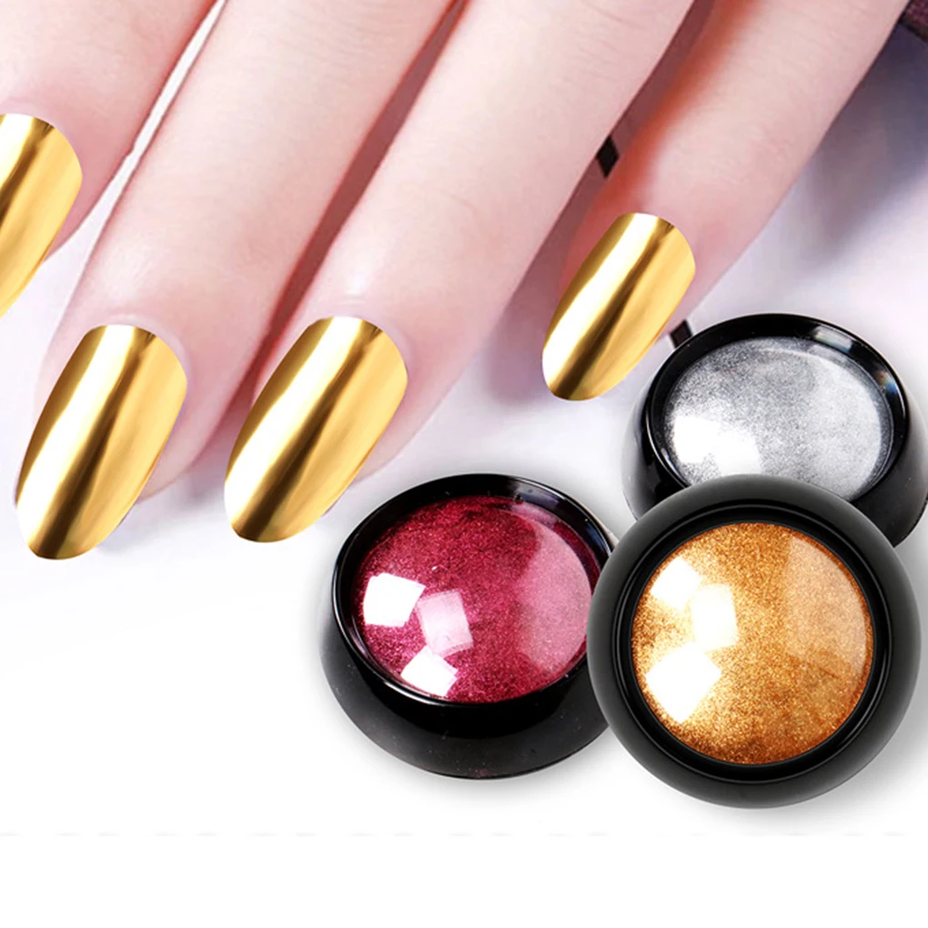 Блестящий лак с зеркальным эффектом для ногтей пудра дизайна декоративная Пыль