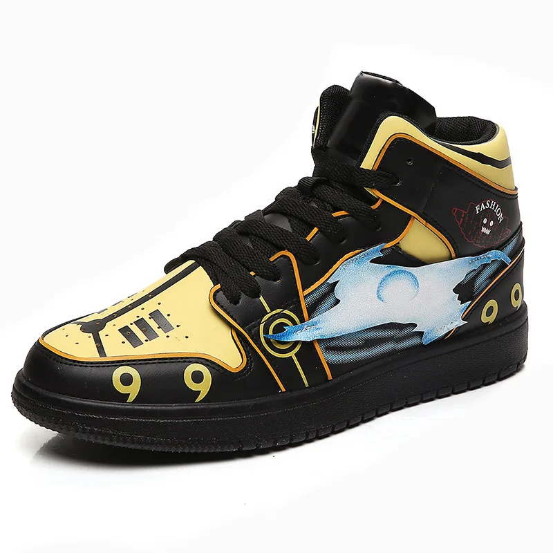 

Anime Shoes Men Shoes Fashion Sneakers for Men Casual Shoes Travel Mens Running Shoes High Top Comfortable brand luxury