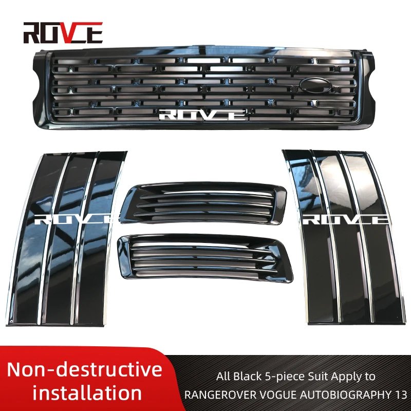 ROVCE 5 шт./компл. решетка переднего бампера + комплект вентиляционных отверстий для