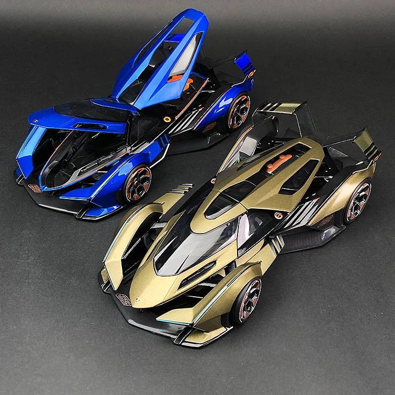 

New Maisto 1:18 For Lamborghini V12 Vision GT Concept Diecast Model Car Toys Gifts Collection Display Green/Blue Metal