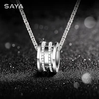 men necklace tungsten light luxury niche trendy hip hop pendant girls steel original design jewelry engraving free shipping