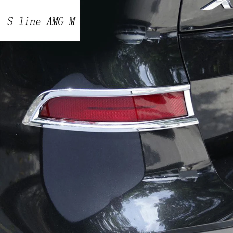 Автомобильный Стайлинг багажника внешняя хромированная лампа заднего