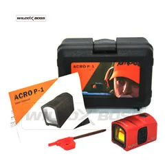 Red with NO mount Красный точка рефлекторный прицел Aim Acro P1 для пистолета RMR голографический прицел охотничий оптический прицел - Цвет: Red with NO mount
